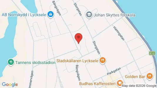 Apartments for rent i Lycksele - kort over placeringen