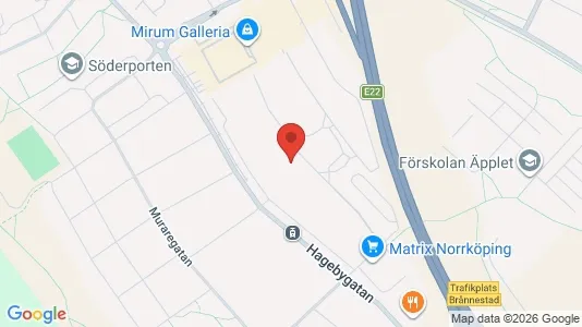 Apartments for rent i Norrköping - kort over placeringen