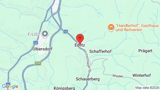 Apartments for rent i Edlitz - kort over placeringen
