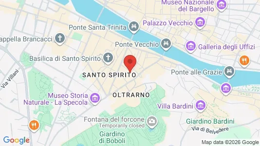 Apartments for rent i Florence - kort over placeringen