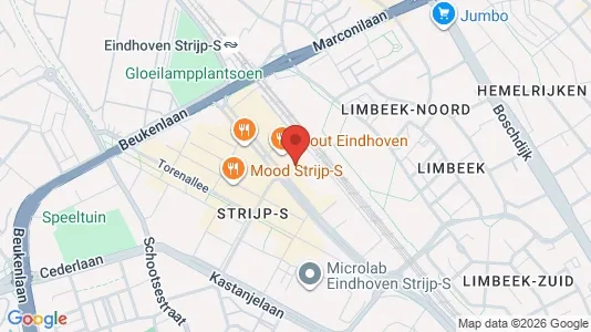 Apartments for rent i Eindhoven - kort over placeringen