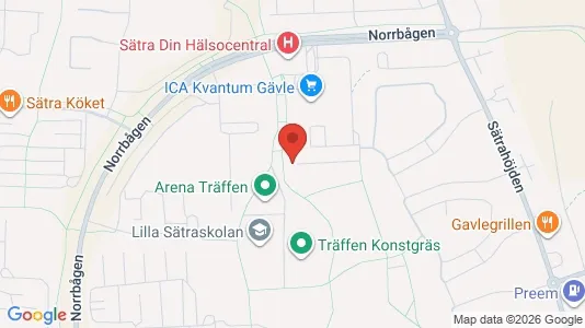 Apartments for rent i Gävle - kort over placeringen