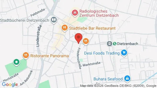 Apartments for rent i Offenbach - kort over placeringen