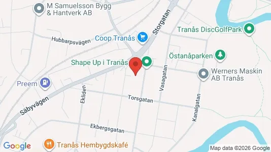 Apartments for rent i Tranås - kort over placeringen