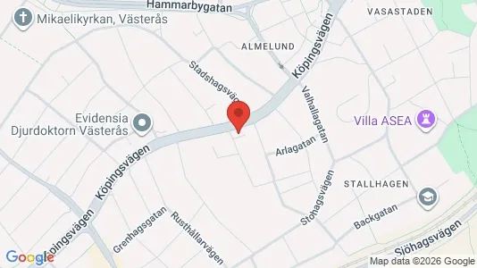 Apartments for rent i Västerås - kort over placeringen