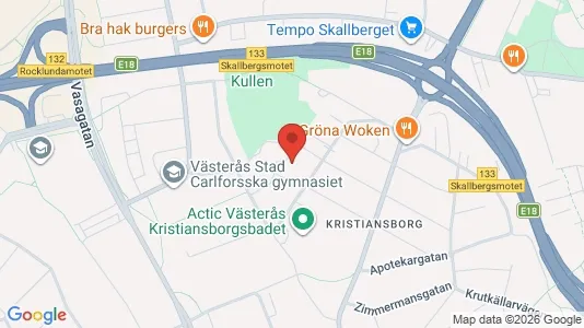 Apartments for rent i Västerås - kort over placeringen