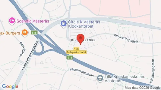 Apartments for rent i Västerås - kort over placeringen