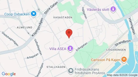 Apartments for rent i Västerås - kort over placeringen