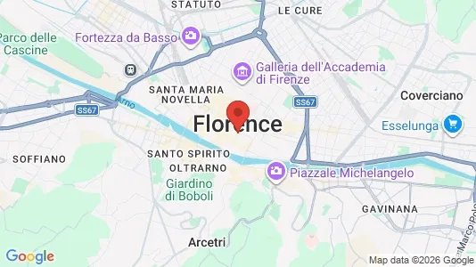 Houses for rent i Florence - kort over placeringen