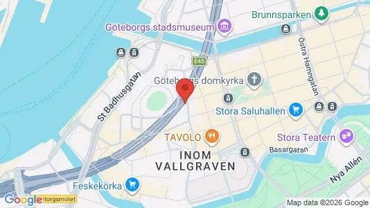 Apartments for rent i Gothenburg City Centre - kort over placeringen