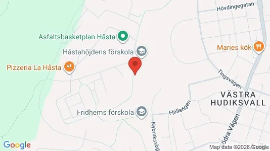 Apartments for rent i Hudiksvall - kort over placeringen
