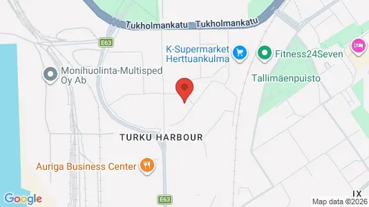 Apartments for rent i Turku - kort over placeringen