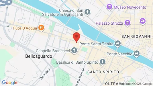 Apartments for rent i Florence - kort over placeringen