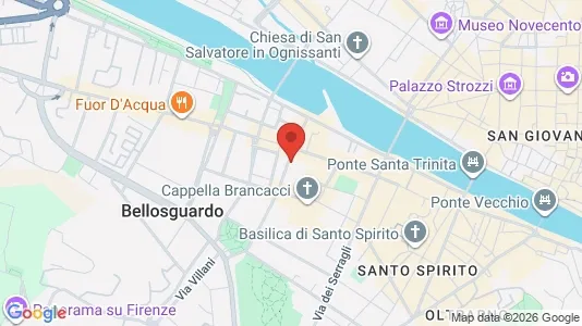 Apartments for rent i Florence - kort over placeringen