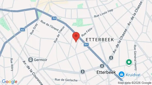 Apartments for rent in Brussels Etterbeek - Photo from Google Street View