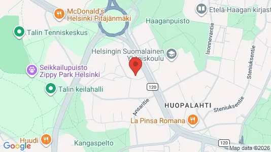 Apartments for rent i Helsinki Läntinen - kort over placeringen