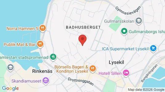 Apartments for rent i Lysekil - kort over placeringen