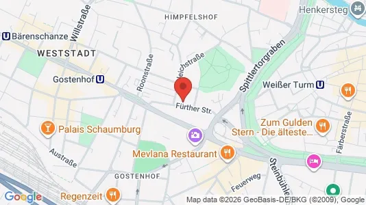 Apartments for rent in Nuremberg - Photo from Google Street View