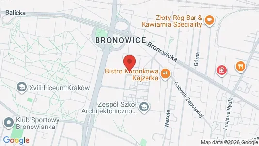 Apartments for rent in Kraków Krowodrza - Photo from Google Street View