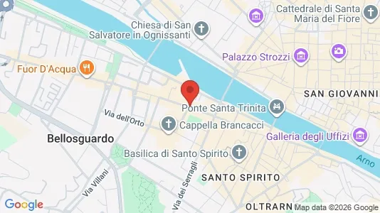 Apartments for rent i Florence - kort over placeringen