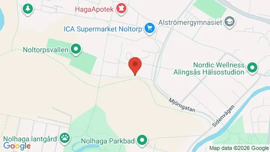 Apartments for rent i Alingsås - kort over placeringen
