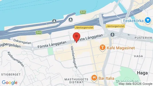 Apartments for rent i Gothenburg City Centre - kort over placeringen