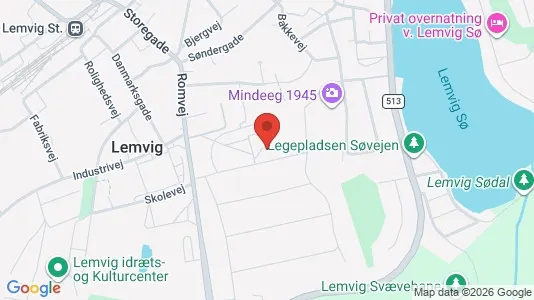 Apartments for rent i Lemvig - kort over placeringen