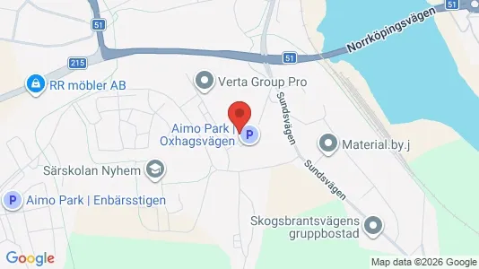 Apartments for rent i Finspång - kort over placeringen