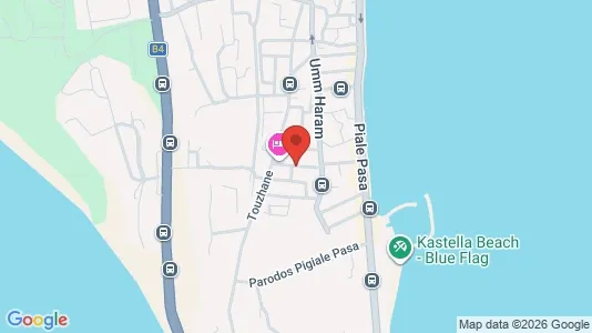Apartments for rent i Larnaca - kort over placeringen