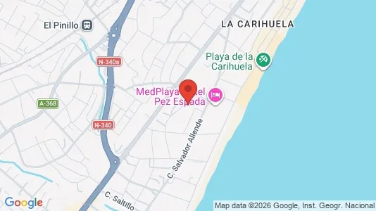 Apartments for rent i Torremolinos - kort over placeringen