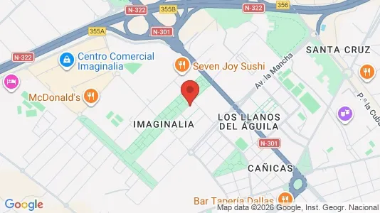 Apartments for rent i Albacete - kort over placeringen