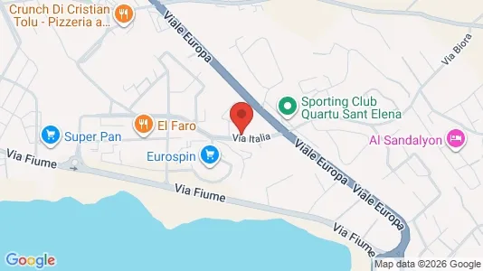 Apartments for rent i Quartu Sant'Elena - kort over placeringen