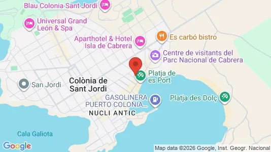 Apartments for rent i Ses Salines - kort over placeringen