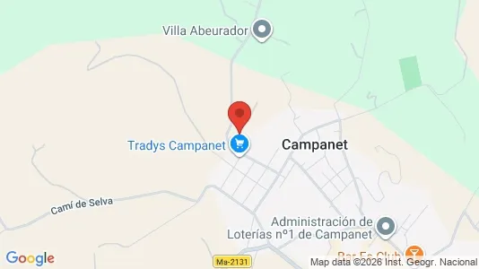 Apartments for rent i Campanet - kort over placeringen