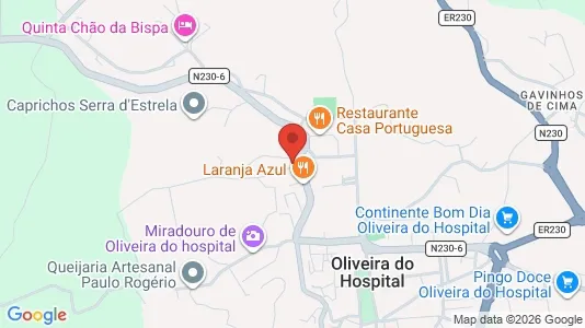 Apartments for rent i Oliveira do Hospital - kort over placeringen
