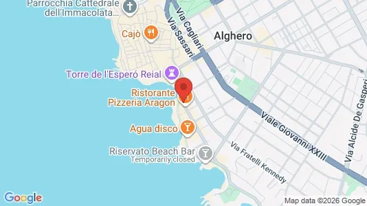 Apartments for rent i Alghero - kort over placeringen