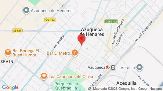 Apartments for rent i Azuqueca de Henares - kort over placeringen
