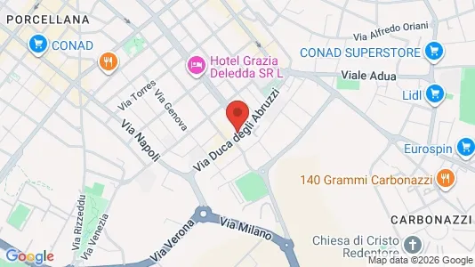 Apartments for rent i Sassari - kort over placeringen