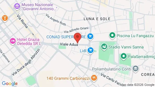 Rooms for rent i Sassari - kort over placeringen