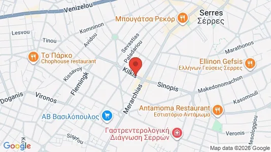 Apartments for rent i Serres - kort over placeringen