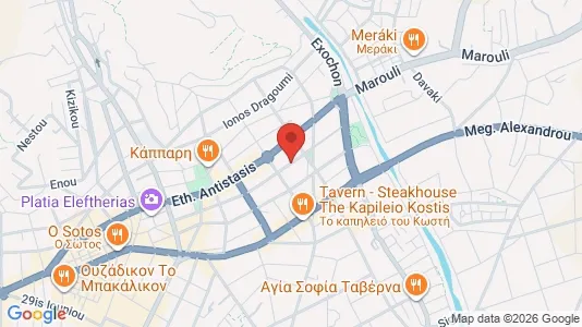Apartments for rent i Serres - kort over placeringen