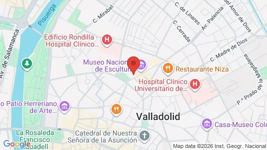 Apartments for rent i Valladolid - kort over placeringen