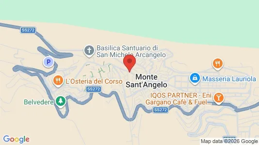 Apartments for rent i Monte Sant'Angelo - kort over placeringen