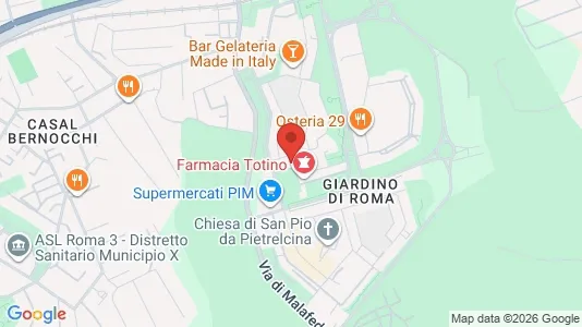 Apartments for rent i Roma Municipio X – Ostia/Acilia - kort over placeringen
