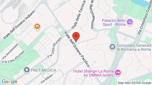 Apartments for rent i Roma Municipio IX – EUR - kort over placeringen