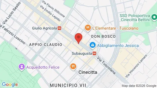 Apartments for rent i Roma Municipio VIII – Appia Antica - kort over placeringen