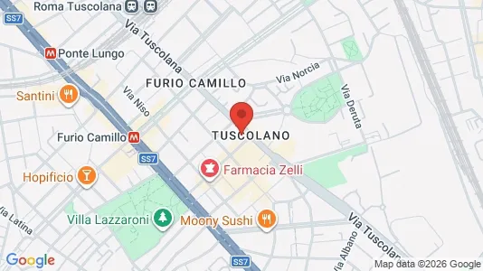 Apartments for rent i Roma Municipio VII – Appio-Latino/Tuscolano/Cinecittà - kort over placeringen