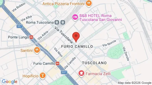 Apartments for rent i Roma Municipio VII – Appio-Latino/Tuscolano/Cinecittà - kort over placeringen