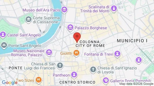 Apartments for rent i Roma Municipio I – Centro Storico - kort over placeringen