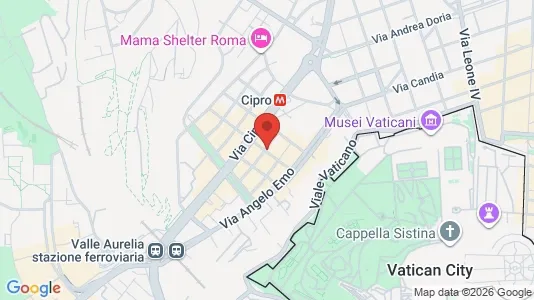 Apartments for rent i Roma Municipio XIV – Monte Mario - kort over placeringen